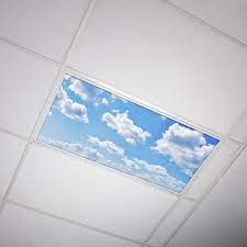 Filters ceiling tiles and diffusers light diffusers store fixtures stair railings mine screens perforated metal: Octo Lights Fluorescent Light Covers 2x4 Flexible Ceiling Light Diffuser Panels Decorative Clouds For Classrooms And Offices 001 Walmart Com Walmart Com