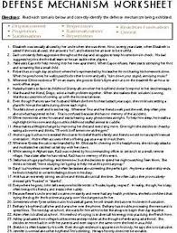 I Cover The Topic Of Defense Mechanisms While Discussing Psychoanalytic Theory In My Ap Psychology An Defense Mechanisms Therapy Worksheets Abnormal Psychology