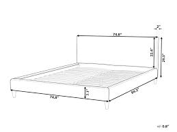 Ma come scegliere il letto contenitore migliore per te? Fodera In Tessuto Beige Per Il Letto 180 X 200 Cm Fitou Beliani It