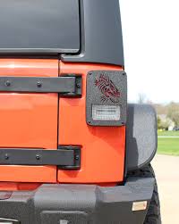 Fishbone Offroad Fb31043 Tail Light Covers For 07 18 Jeep Wrangler Jk Quadratec