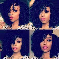 Crochet Hairstyle Using Jamaican Bounce Hair Again New Haircut Crochet Hair Styles Curly Crochet Hair Styles Natural Hair Styles