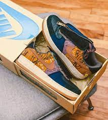 Nike air force 1 (найк аир форс), кроссовки nike (найк). Spezielle Schuhbox Fur Den Travis Scott X Nike Air Force 1 Cactus Jack Grailify
