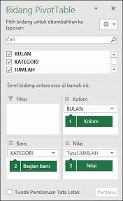 The zipped excel file is in xlsx format and does not contain any macros. Membuat Pivottable Untuk Menganalisis Data Lembar Kerja Dukungan Office