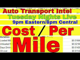 Amerifreight goes the extra mile in order to help you reduce the cost of transporting your car, without cutting. Owner Operator Trucking Business Calculating Transport Cost Per Mile Youtube