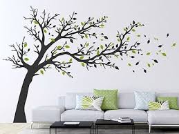 Wandtattoo Grosser Baum Im Wind Babyzimmer Wandgestaltung Haus Deko Baum Tapete