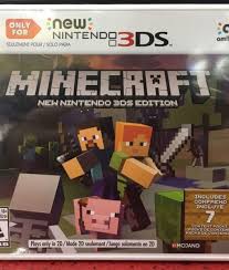 Para poder jugar a minecraft para 3ds, solo puede jugar la /new. 3ds Minecraft Gamestation