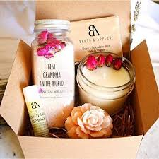 Appreciative gifts for grandma, based on her interests. Amazon Com Best Grandma Ever Handmade Spa Gift Basket Grandmother Gifts Birthday Gifts For Nana Mimi Mother In Law Rose Spa Gift Set Handmade