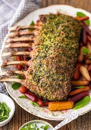 Rack Of Lamb Is An Elegant Option For Holidays And Special Occasions This Delicious Herb Crusted Rack Of L Lamb Recipes Mint Yogurt Lamb And Mint Jelly Recipe