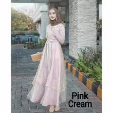 Silver mermaid dress kombinasi brokat bagian atas dan kain tule di bagian bawah, tambahan hijab pasmina warna cream mempermanis dress ini. Jual Gamis Brokat Terbaru Harga Murah Mei 2021 Bukalapak