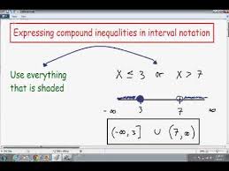 Rather, they are meant to be a shorthand way to write an inequality or system. Writing Compound Inequalities In Interval Notation And Graphing Part 1 Youtube