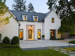 Stucco Home Style Modern Farmhouse Exterior White Stucco House Stucco Homes
