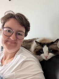 So sorry to miss the final session today, but my best boy was coming home  and I had to be here to meet him x As you can see, he's made himself