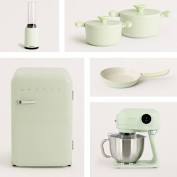 Most retro kitchen appliance products which are produced currently designed elegantly in vibrant color schemes such as red, light blue, orange, yellow, and many more. 661 45