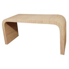 Mid Century Grasscloth Arched Console Table Mid Century Console Console Table Table