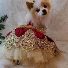 Dog Dress Summer Spring Fancy Special Occasion Dog Floral Etsy In 2020 Fancy Dog Princess Dog Dress Dog Fancy Dress