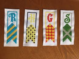 Find the best cross stitch patterns for book lovers, including loads of bookmarks, harry potter patterns, star wars, game of thrones, and more. Harry Potter House Banner Bookmark Sold By Stitchmarks On Storenvy