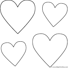 Flag usa in heart shape america. Four Hearts Coloring Page Mother S Day