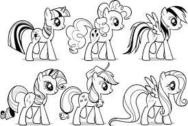 My Little Pony The Friends Coloring Page - My Little Pony Coloring Pages