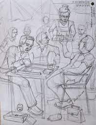 Students Works Drawings Art Drawings Figure Sketching