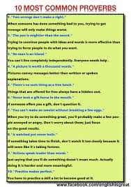 10 Most Common Proverbs Use This With A Study Of Biblical Proverbs To Understand What A Proverb Is Common Proverbs Idioms And Phrases Proverb With Meaning