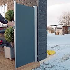 Sunfun Mobile Seitenmarkise Anthrazit 3 X 1 6 M Mobiler Sichtschutz Sichtschutz Terrasse Mobiler Sichtschutz Terrasse