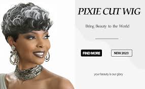 Amazon.com: Peluca de corte Pixie corta y rizada para mujeres negras,  mezcla de grises con flequillo, pelucas cortas naturales (negro mezclado  con gris) : Belleza y Cuidado Personal