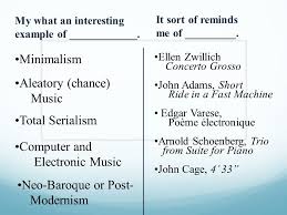We did not find results for: Wither Music From Modernism To Post Modernism Ppt Video Online Download