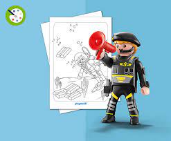 Playmobil malvorlage polizei coloring and malvorlagan | playmobil polizei ausmalbilder zum ausdrucken. Playmobil Deutschland