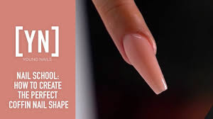 Pictures and tips for 7 popular nail shapes, from coffin nails to almond nails, along with why they may or may not be right for your lifestyle. How To Create The Perfect Coffin Nail Shape Youtube