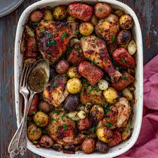 1 pound smoked sausage like pork bratwurst or turkey kielbasa, cut on the bias. Oven Roasted Chicken Sausage And Potatoes Olivia S Cuisine