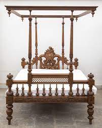there is something supremely elegant about old indian beds carved and polished with care they add a v bed furniture design indian furniture indian home decor