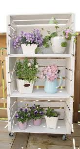 12 Diy Wooden Crates For Your Garden Diy Wooden Crate Minimalist Garden Flower Pots