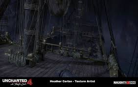 Artstation Uncharted 4 Avery S Cave And Ship Heather Cerlan Uncharted Uncharted Series Ship