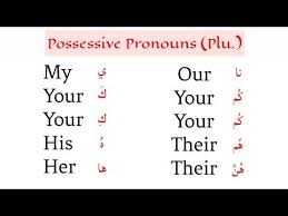 Easy Arabic Lesson 30 Plural Possessive Pronoun Ibn Sabah Youtube Arabic Lessons Possessive Pronoun Learn Arabic Language