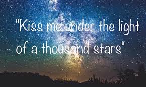 Kiss Me Under The Light Of A Thousand Stars Under The Lights Neon Signs Kiss Me