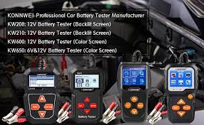 It works on ignition systems from high energy electronic automotive systems to small engines by simulating the spark plug under compression load. Amazon Com Konnwei Kw208 12v Car Battery Tester 100 2000 Cca Load Tester Automotive Alternator Tester Digital Auto Battery Analyzer Charging Cranking System Tester For Car Truck Marine Motorcycle Suv Boat Industrial Scientific