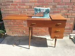 It was in great shape benefits of learning to sew lingerie: Hold Mid Century Mod Desk Singer Sewing Machine Sewing Table Antique Sewing Table Sewing Desk
