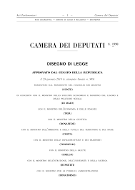 Progetto di legge della 18 legislatura