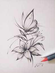 Zebras are native to africa and are another interesting animal to draw that are best well known for their black and white. 35 Easy Pencil Drawings Of Flowers For Inspiration Buzz Hippy
