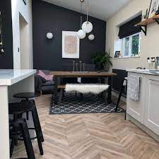 Signature 8mm Herringbone Laminate Flooring Natural Oak Herringbone Laminate Flooring Herringbone Wood Floor Kitchen Flooring