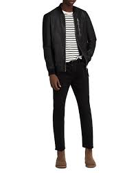 Allsaints Kino Leather Regular Fit Bomber Jacket Men Bloomingdale S In 2020 Fitted Bomber Jacket Black Bomber Jacket Bomber Jacket Men