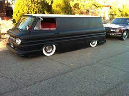 Corvair Van Soooooo Lowwwww Cool Vans Custom Vans Vintage Vans