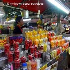 Food In Thailand My Brown Paper Packages Fruit Shakes Asian Street Food Food