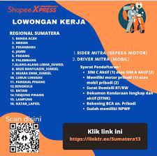 Lowongan kerja supir untuk daerah tanjungpinang : Lowongan Kerja Sma Smk Di Shopee Express Medan Desember 2021 Puncak Media