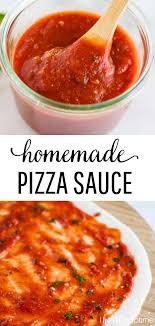 Easy Homemade Pizza Sauce 5 Ingredients I Heart Naptime Recipe Pizza Sauce Homemade Easy Homemade Pizza Homemade Pizza