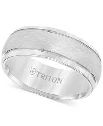 Triton Men S Tungsten Ring Wedding Band Reviews Rings Jewelry Watches Macy S In 2021 Tungsten Mens Rings Mens Wedding Rings Tungsten Wedding Bands