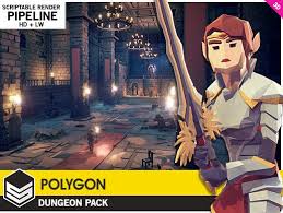 Polygon Dungeons Pack 3d Dungeons Unity Asset Store Character Poses Polygon Unity Asset Store