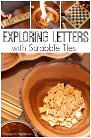 (a popular japanese game called shiri tori). Scrabble Tiles For Learning Letter Activities For Preschoolers