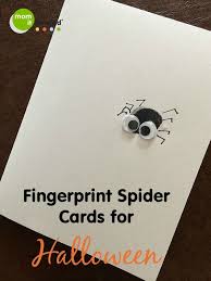 If you enjoy making cards and collecting card making tips, then you'll love these diy halloween cards! Diy Halloween Cards Spider Fingerprint Cards Kids Can Make Mom It Forward Halloween Cards Handmade Halloween Cards Diy Halloween Cards