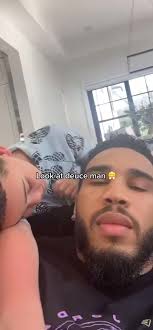 Jayson Tatum Ella Mai and Deuce